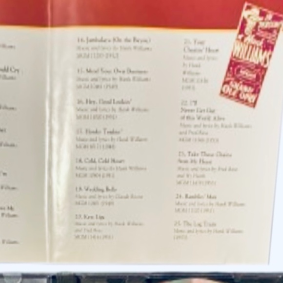 2002 Netherlands CD HANK WILLIAMS - Picture 5 of 8